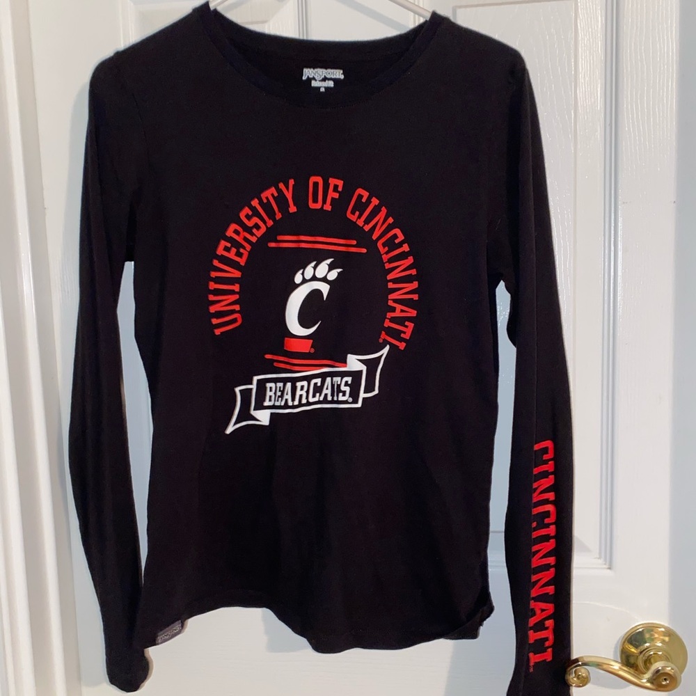 cincinnati bearcats jansport black longsleeve